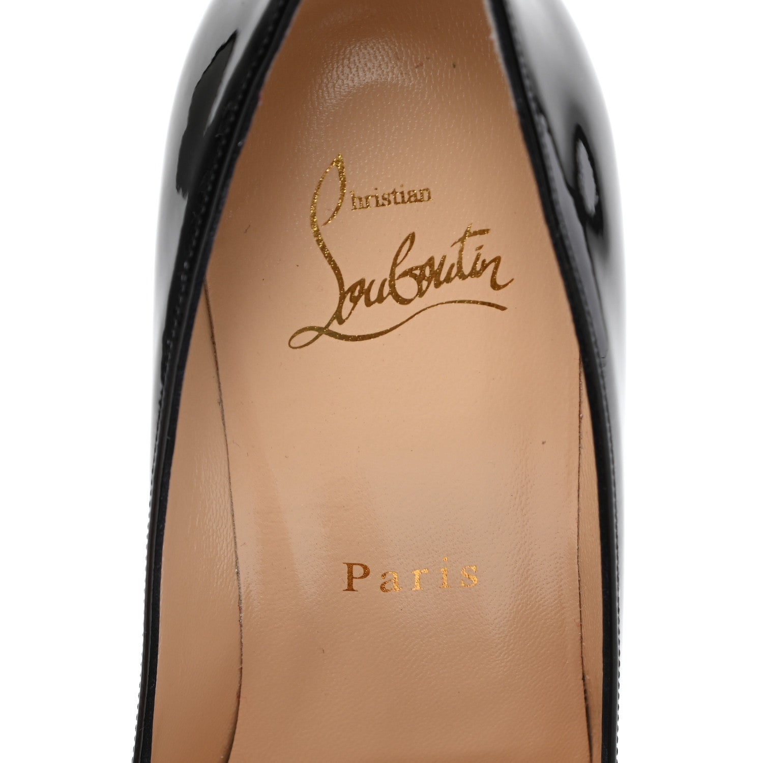 Christian Louboutin Patent Decollete 554 100 Pumps 36.5 Black 7 of 10