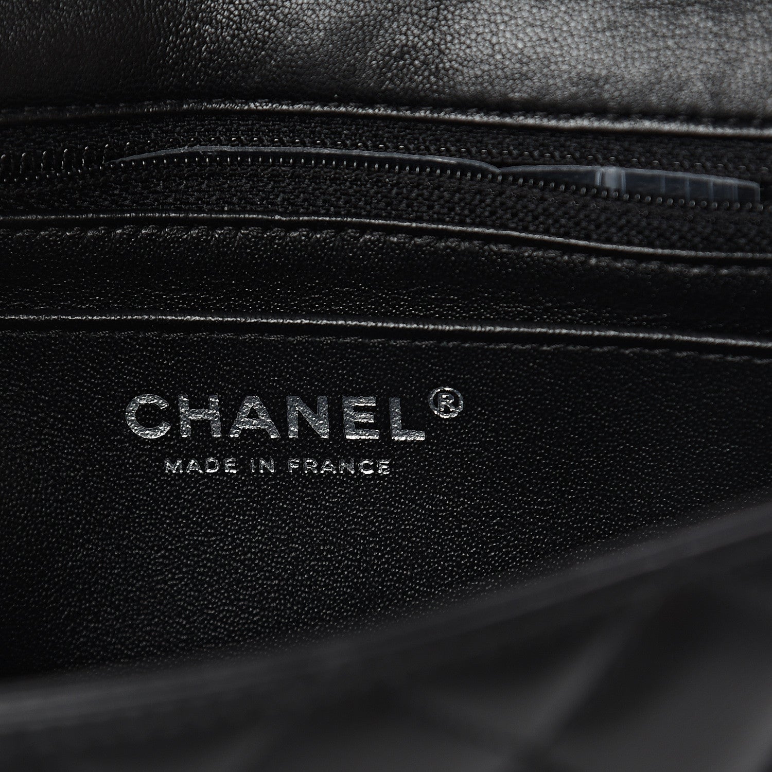 Chanel Lambskin Quilted Mini Rectangular Flap Black 5 of 8