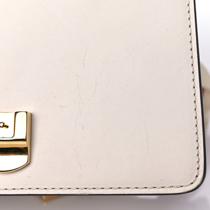 Gucci Calfskin Mini Sylvie Chain Shoulder Bag White 15 of 17