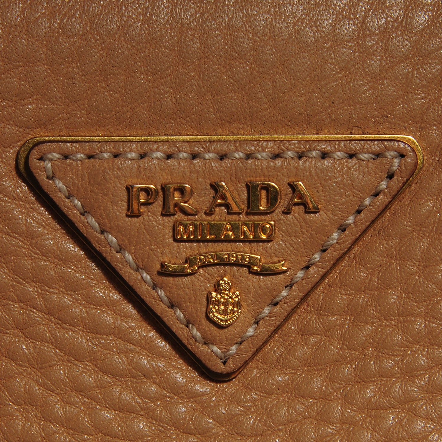 Prada Vitello Daino Shopping Tote Sughero 10 of 11
