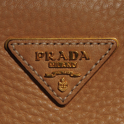 Prada Vitello Daino Shopping Tote Sughero 10 of 11