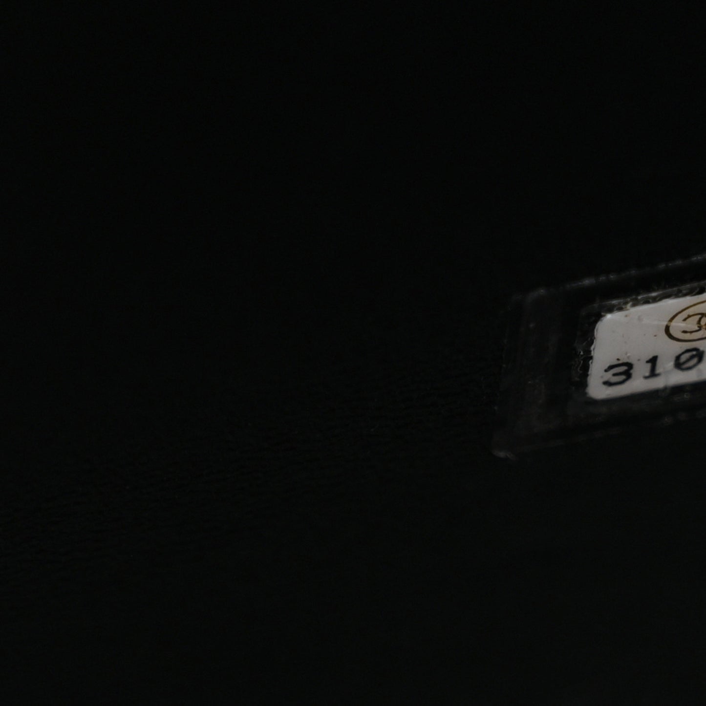 Lambskin No. 5 Perfume Box Evening Clutch White Black