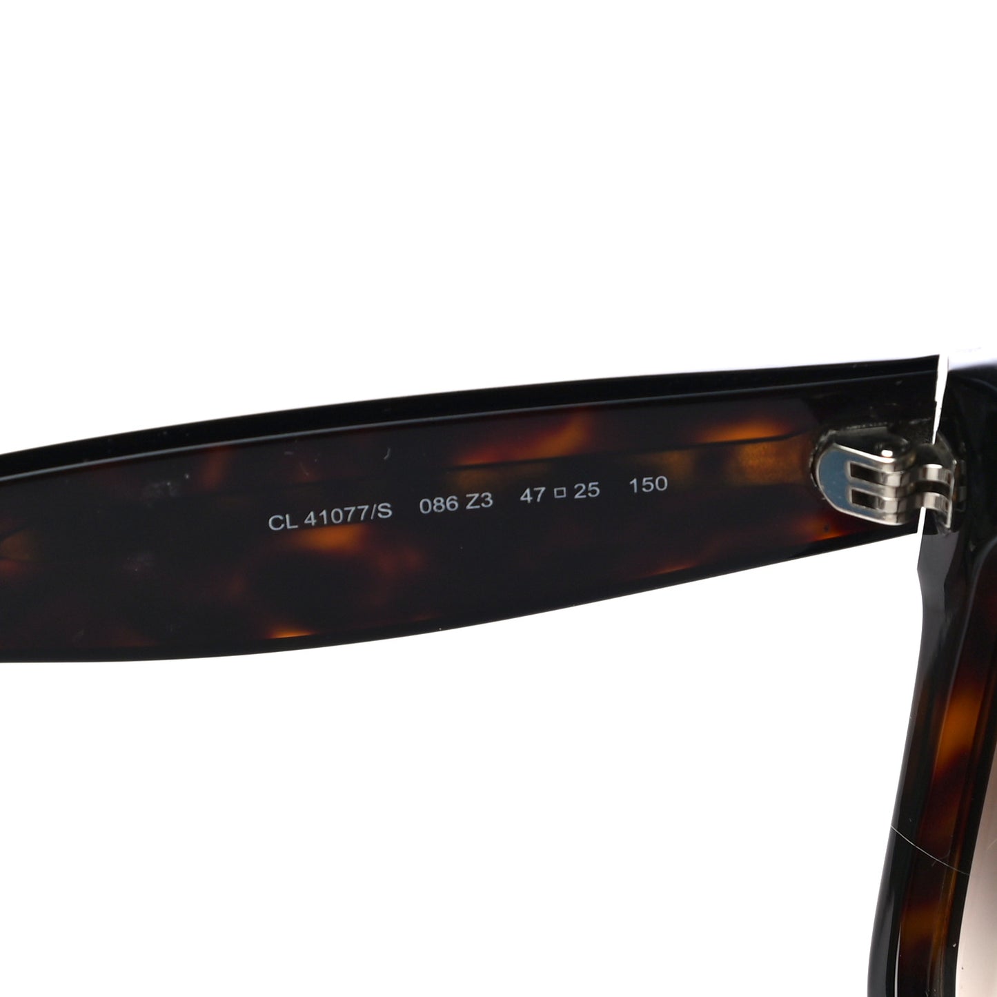Acetate Bridge Sunglasses CL41077/S Dark Havana