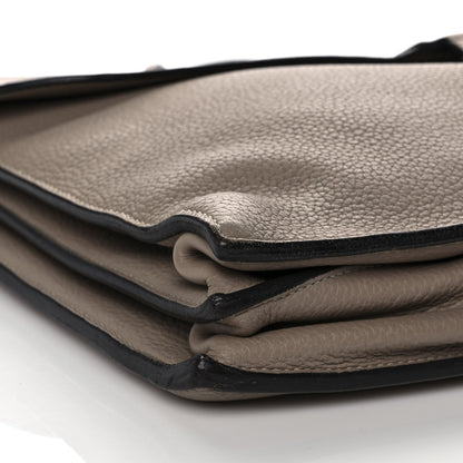 Hermes Taurillon Clemence Sac A Depeche 38 Briefcase Gris Tourterelle 8 of 11