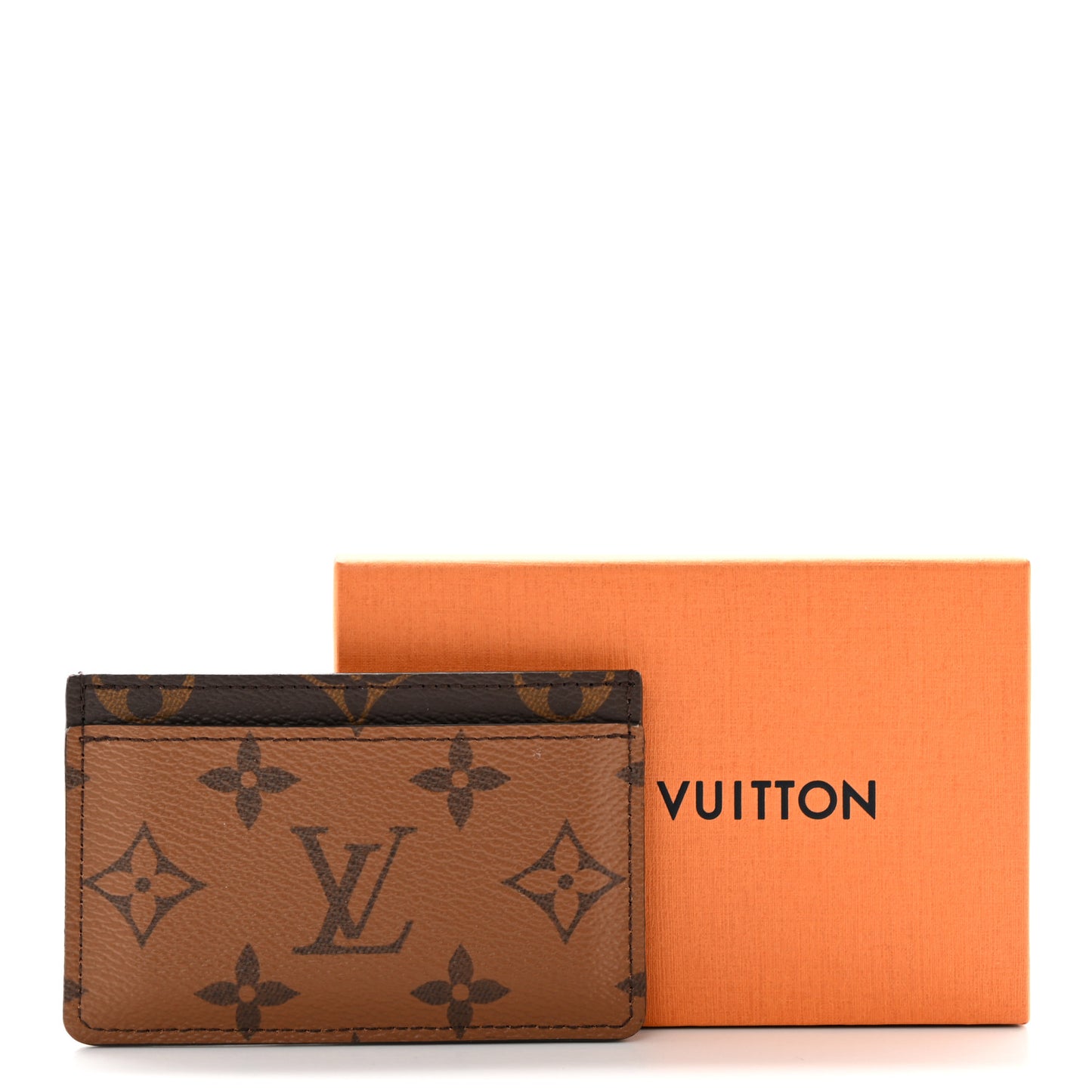 Reverse Monogram Card Holder
