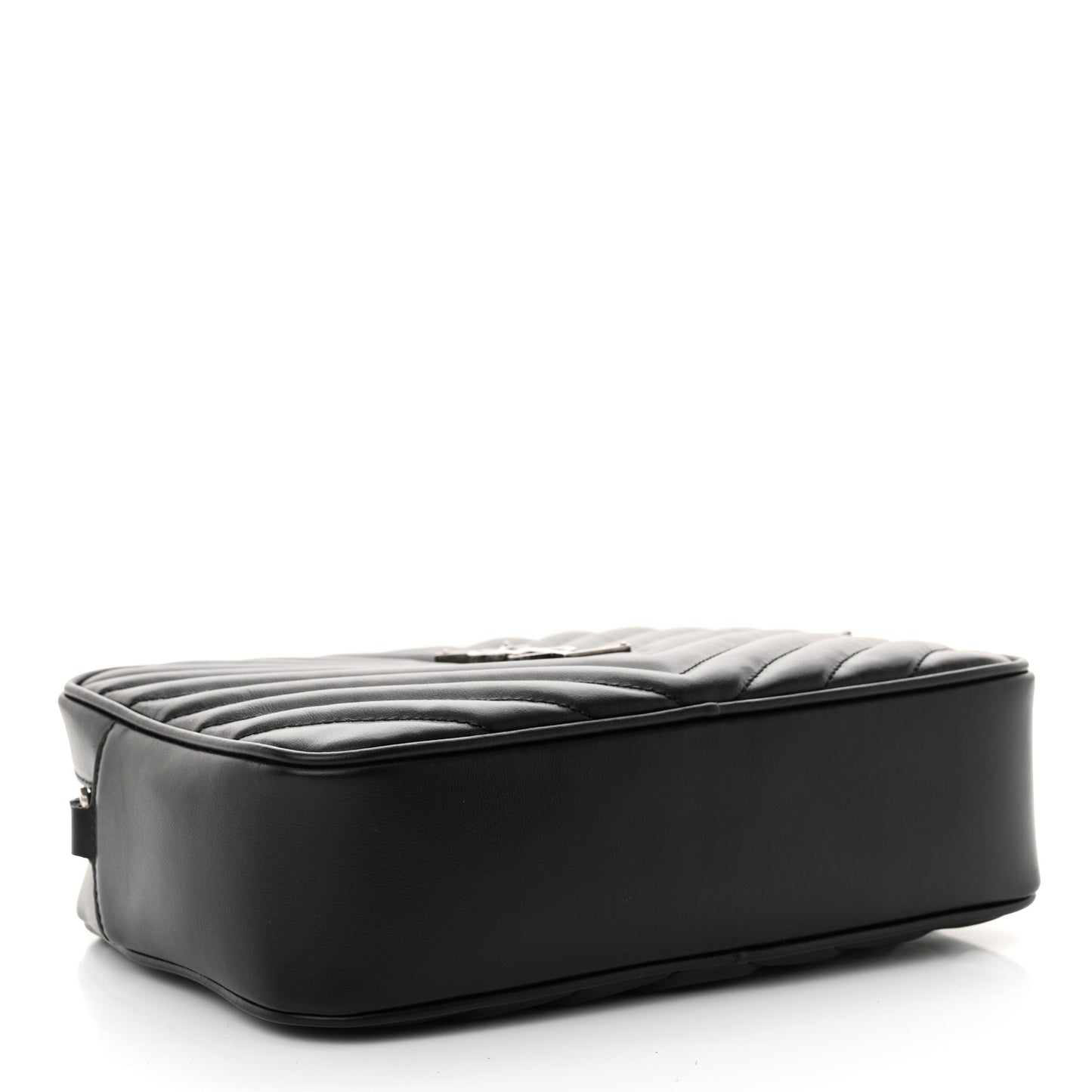Calfskin Matelasse Monogram Lou Camera Bag Black