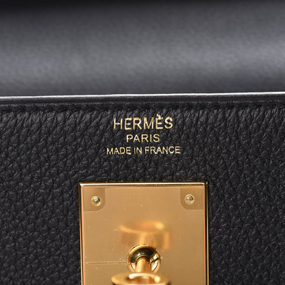 Hermes Togo Kelly Retourne 28 Black 20 of 40