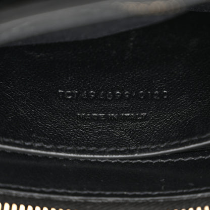 Saint Laurent Calfskin Y Quilted Monogram Small Loulou Chain Satchel Black 7 of 11