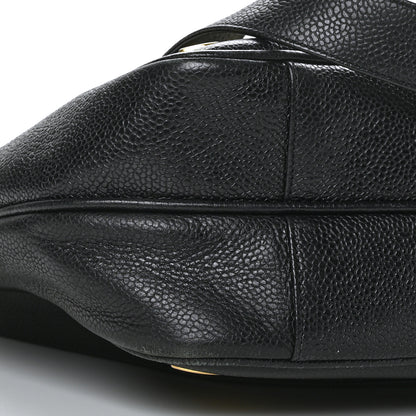 Chanel Caviar CC Shoulder Bag Black 8 of 9