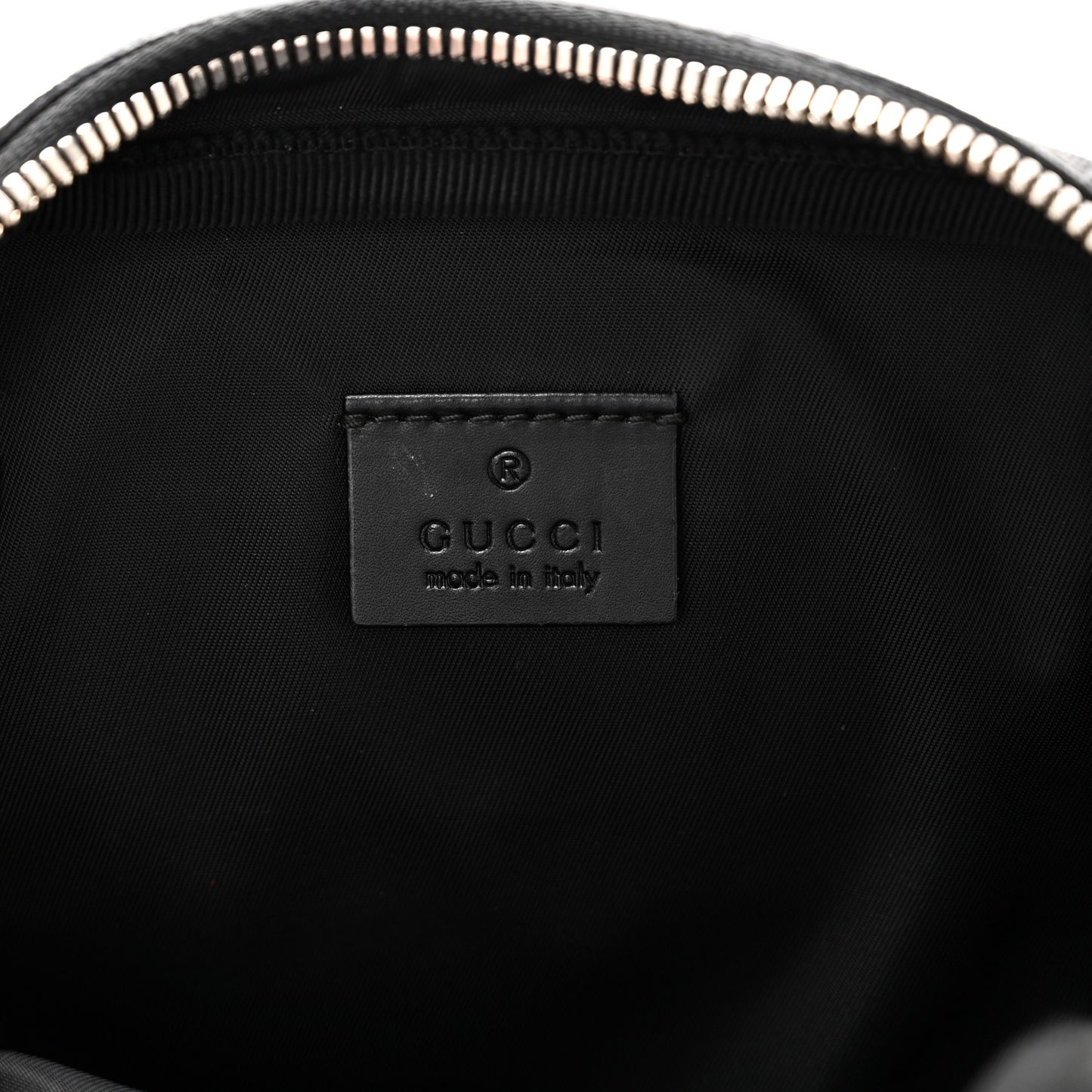 GG Supreme Monogram Web Belt Bag Black