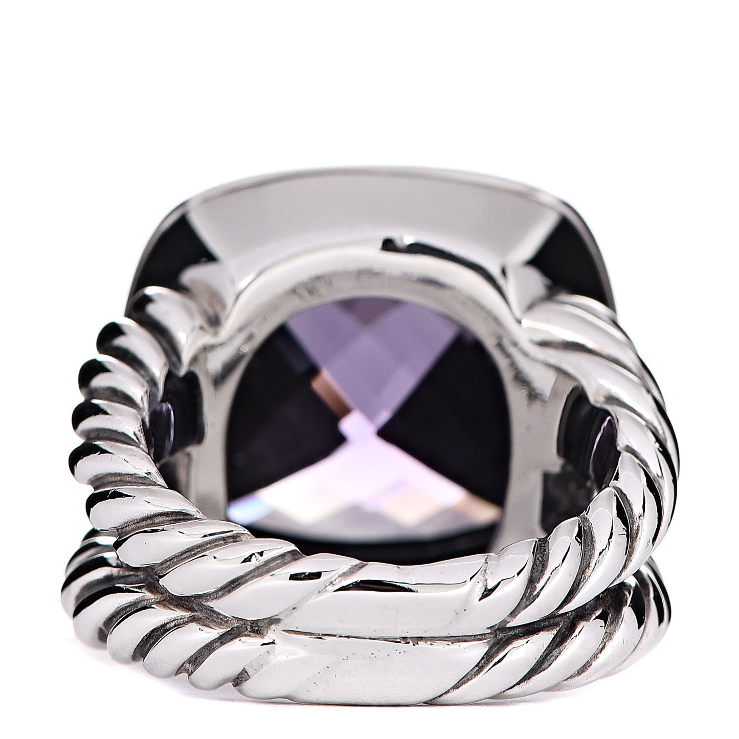 Sterling Silver Amethyst 14mm Albion Ring 49 4.75