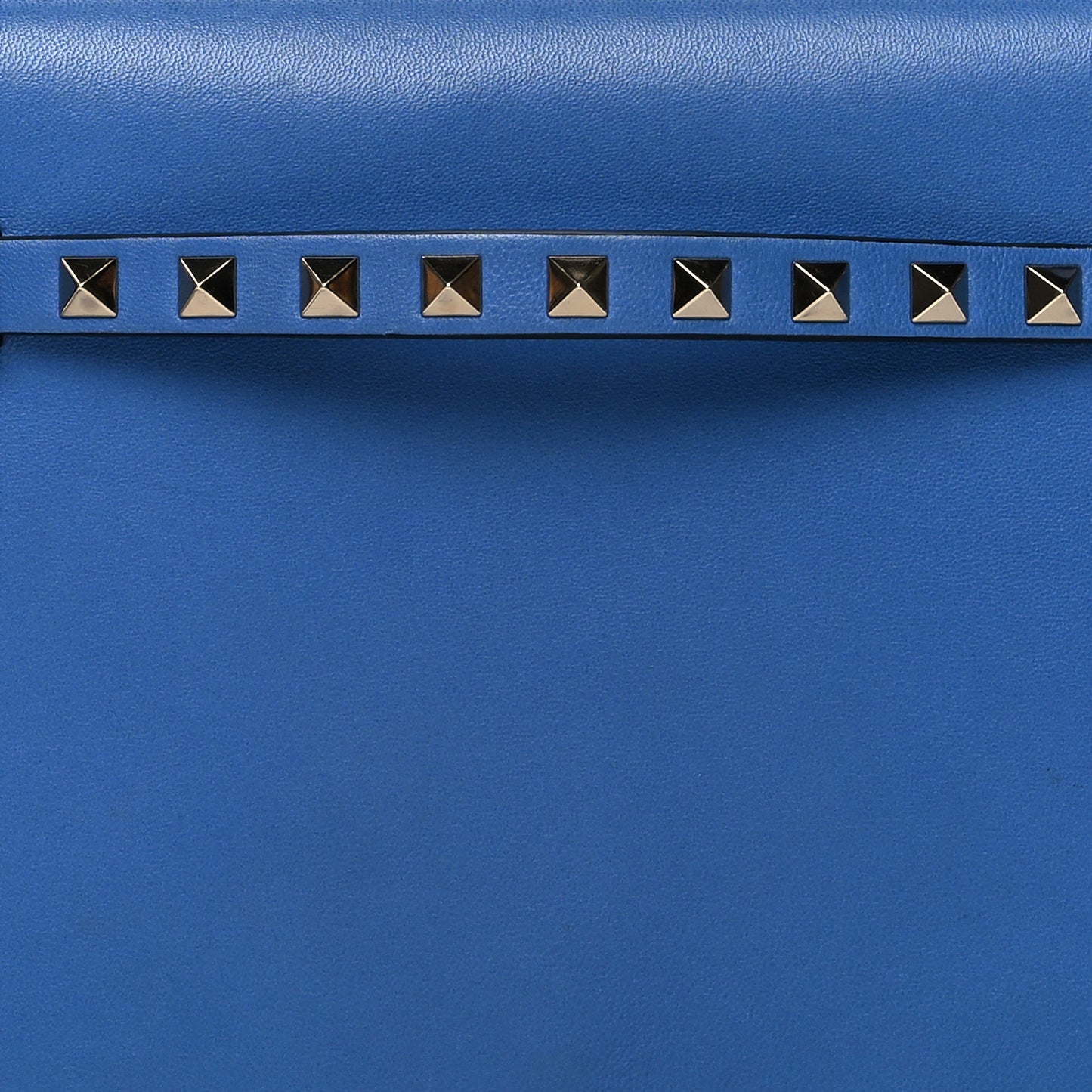 Nappa Rockstud Wristlet Clutch Light Sapphire