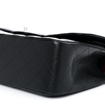 Chanel Caviar Quilted Jumbo Double Flap Black 8 of 10