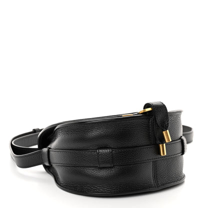 Chloe Calfskin Mini Marcie Round Crossbody Bag Black 4 of 9