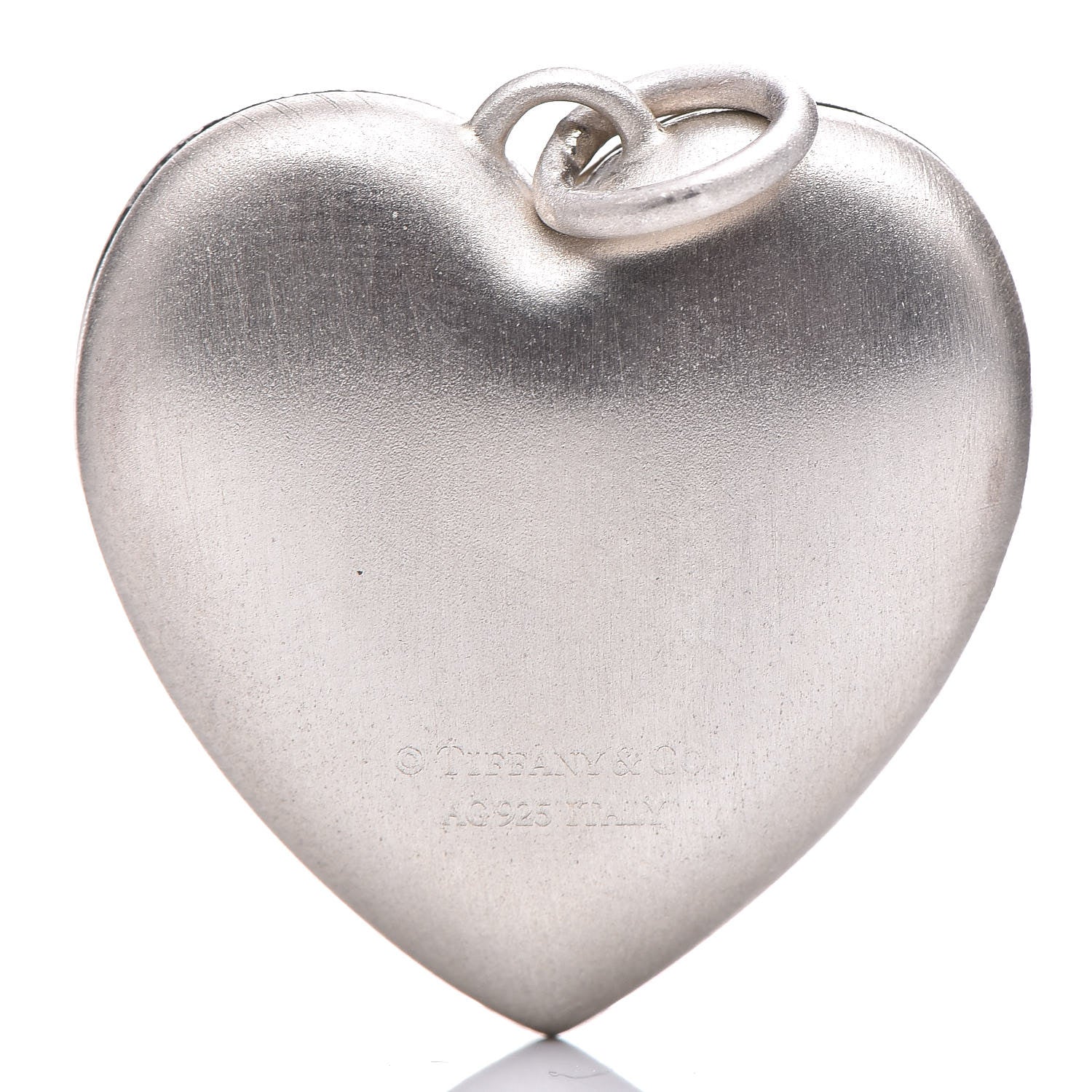 Tiffany Sterling Silver Ziegfeld Daisy Heart Locket Pendant 4 of 5