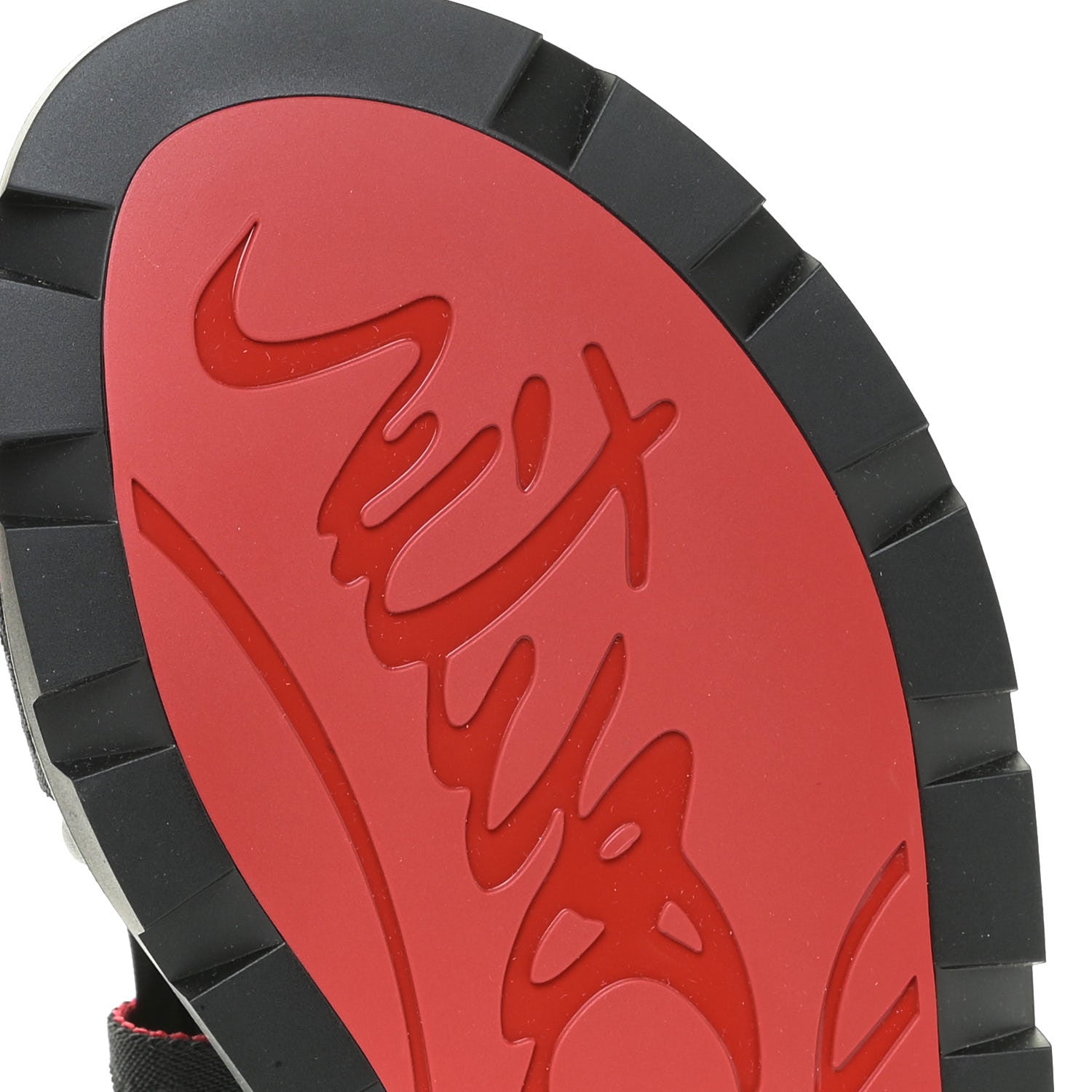 Christian Louboutin Calfskin Velcrissimo Flat Sandals 38.5 Black 8 of 15