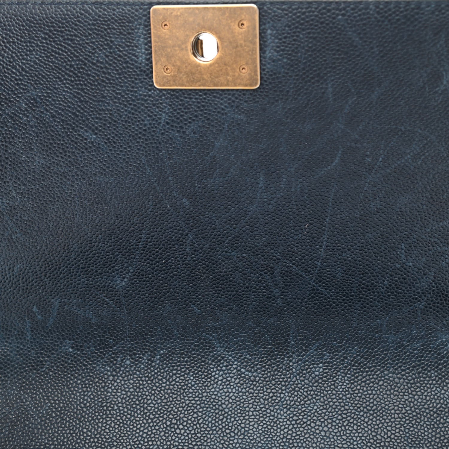 Chanel Caviar Quilted New Medium Boy Flap Dark Navy Blue 10 of 13
