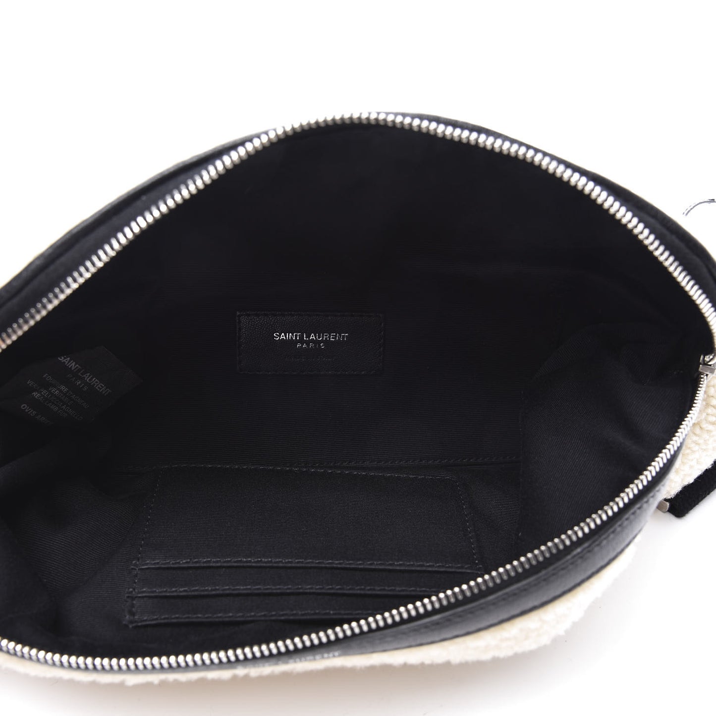 Shearling Belt Bag Beige