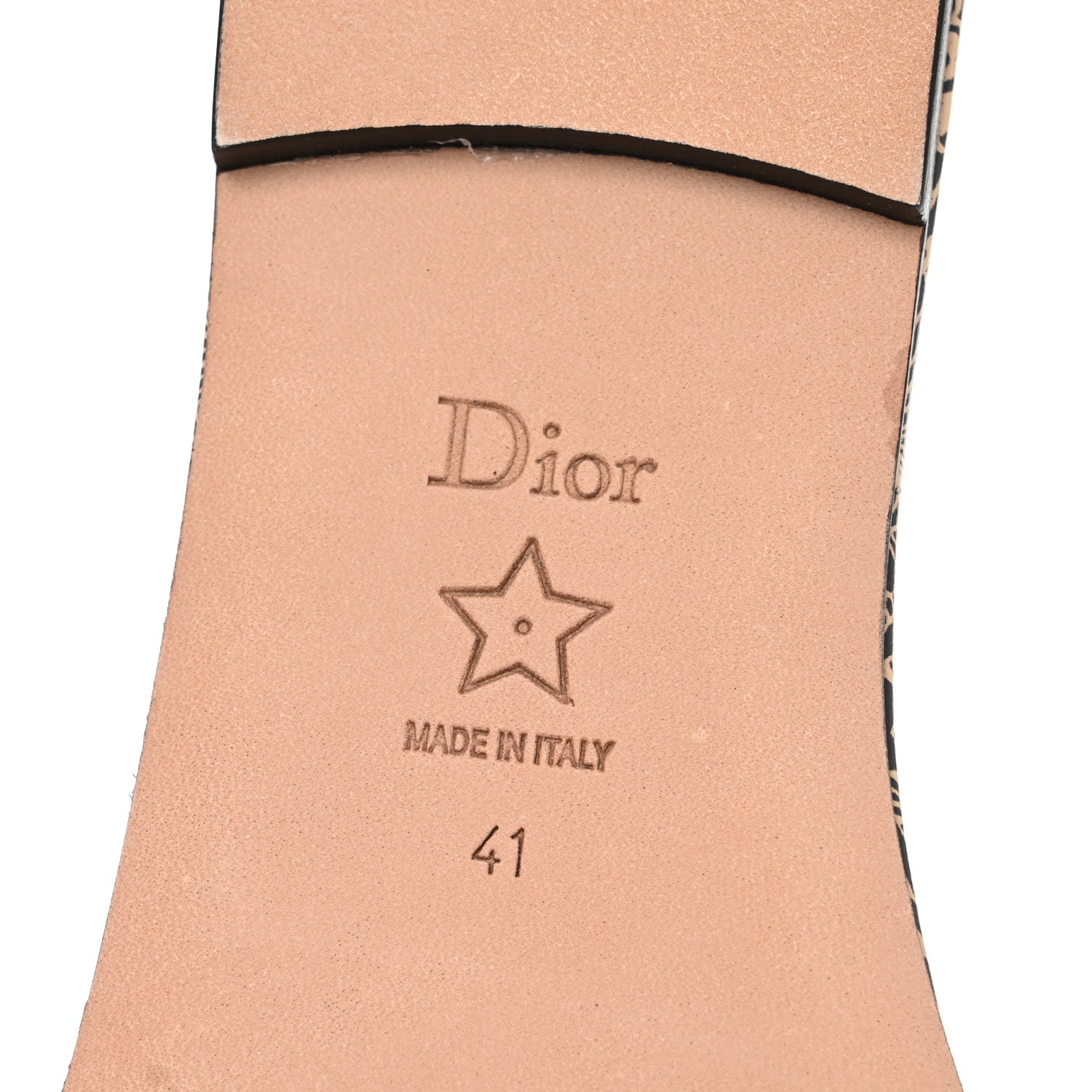 Christian Dior Straw Embroidered Dway Flat Slide Sandals 41 Natural Black 7 of 10