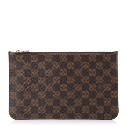 Louis Vuitton Damier Ebene Neverfull MM GM Pochette 1 of 9