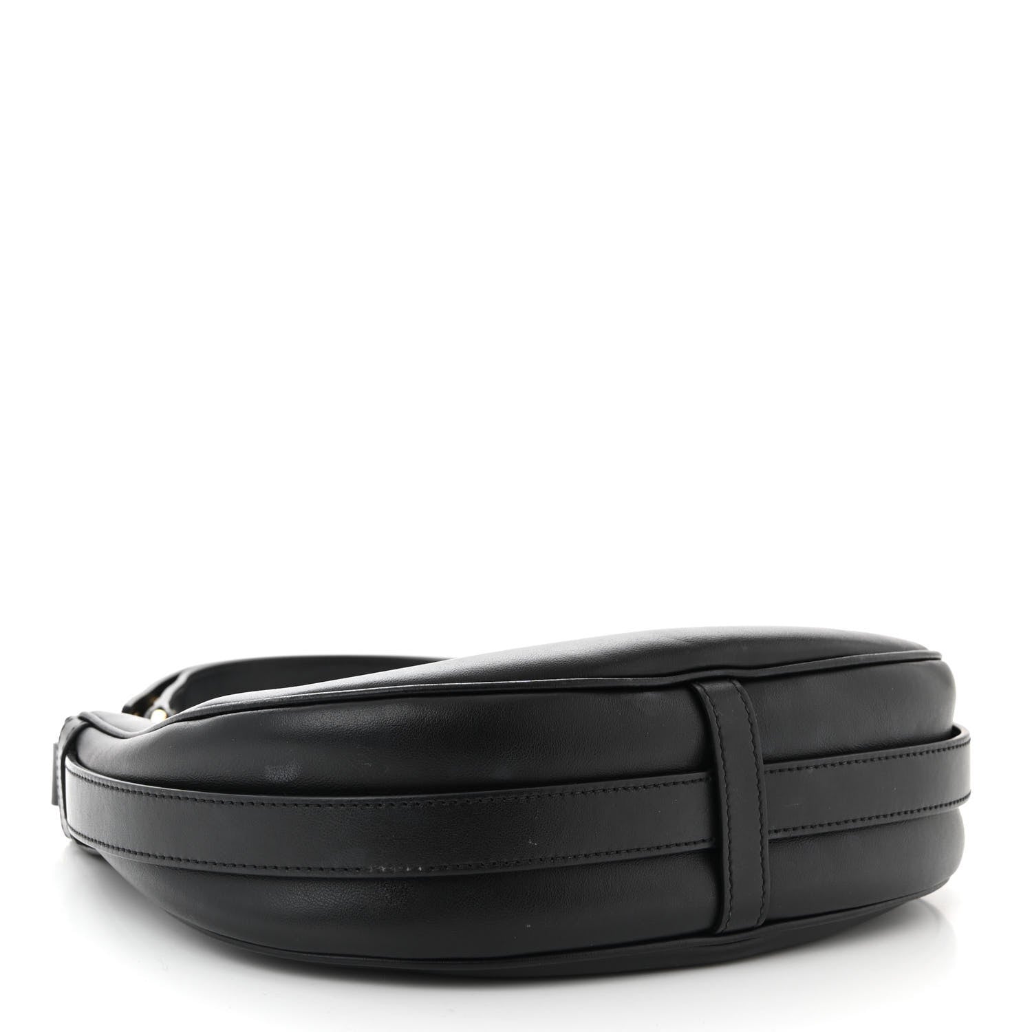 Celine Smooth Calfskin Medium Strap Ava Shoulder Bag Black 4 of 10
