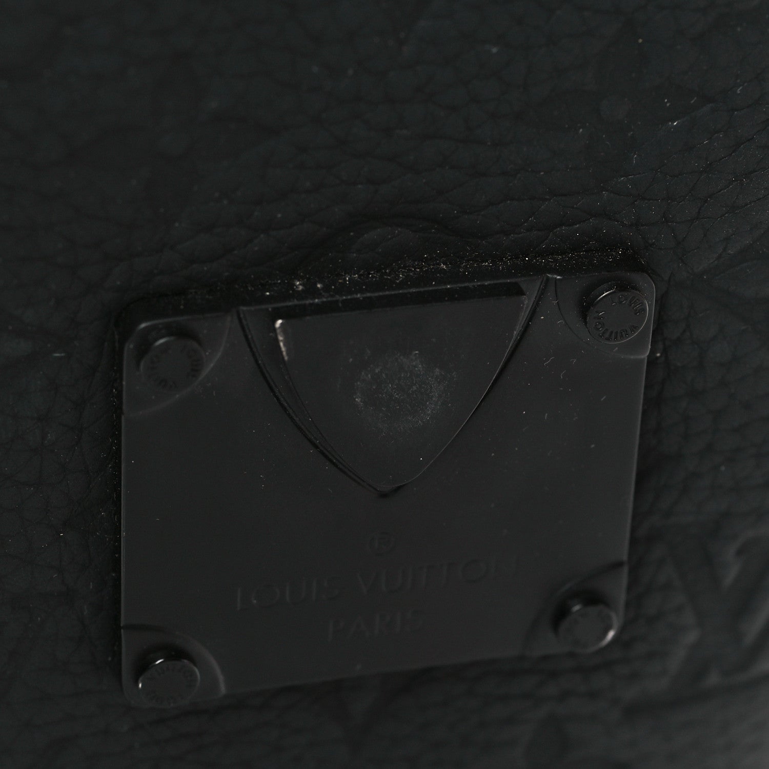 Louis Vuitton Taurillon Monogram S Lock Wearable Wallet Black 10 of 11