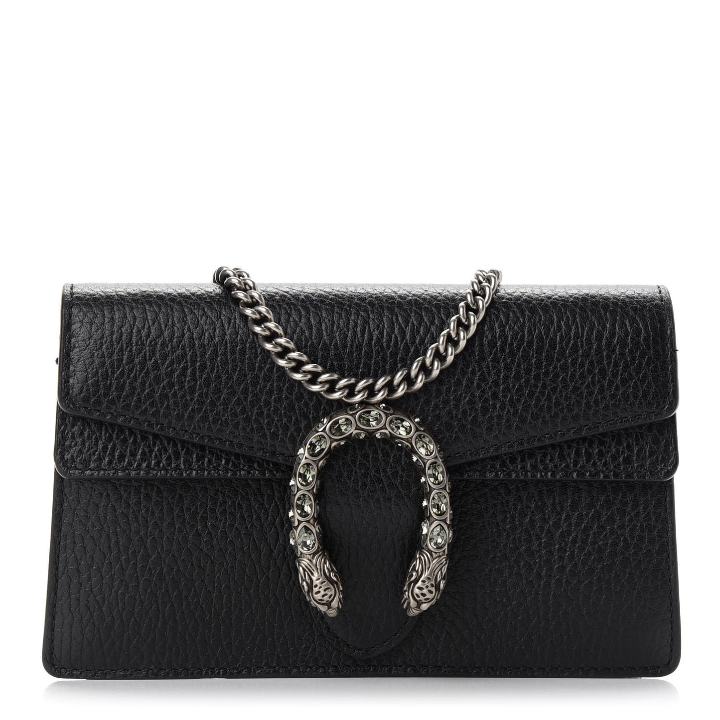 Calfskin Super Mini Dionysus Shoulder Bag Black