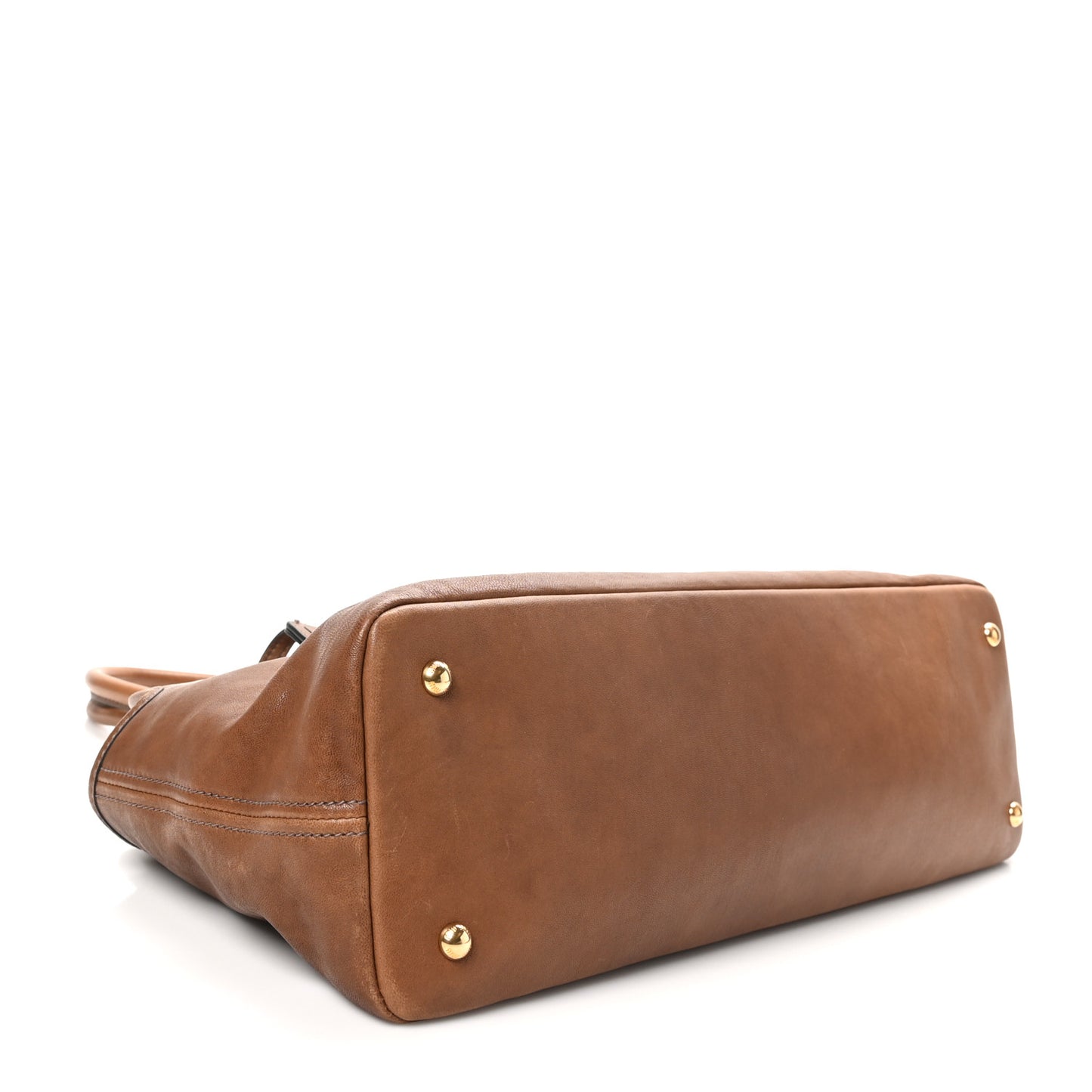 Nappa Large Aventure Bag Cognac Sabbia