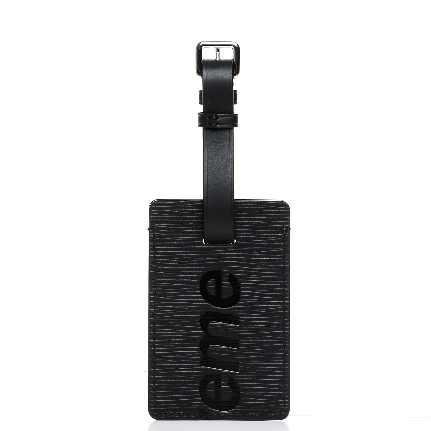 X SUPREME Epi Luggage Tag Black