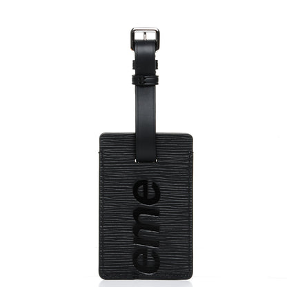 Louis Vuitton X SUPREME Epi Luggage Tag Black 3 of 4