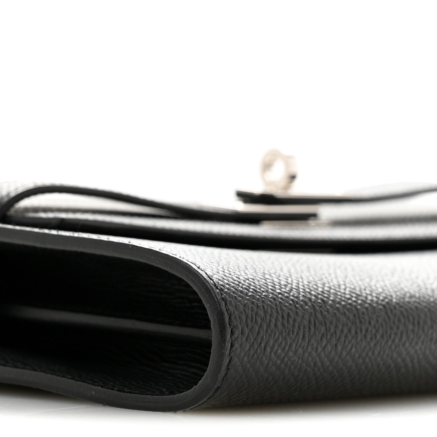 Hermes Epsom Kelly Wallet To Go Black 9 of 11