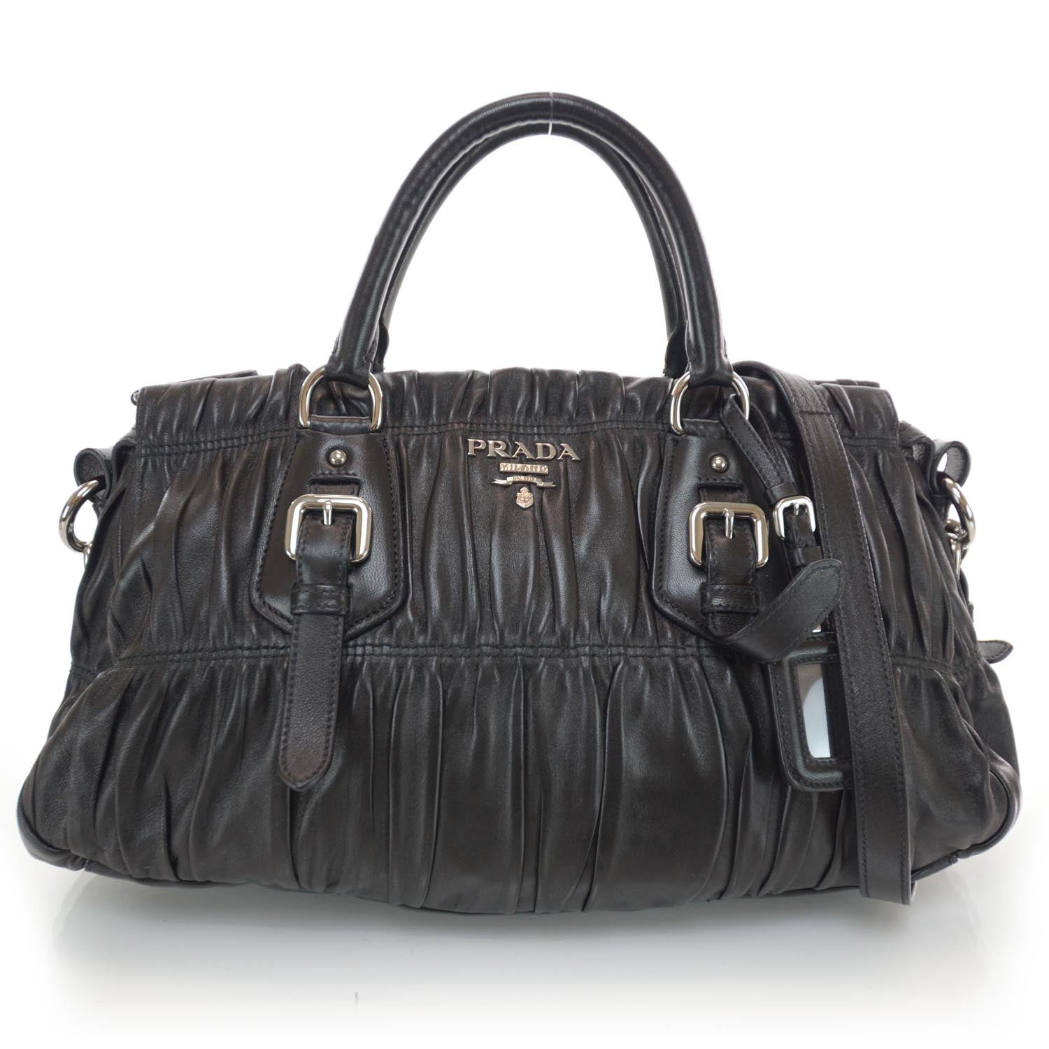 Prada Nappa Gaufre Tote Nero Black 1 of 8