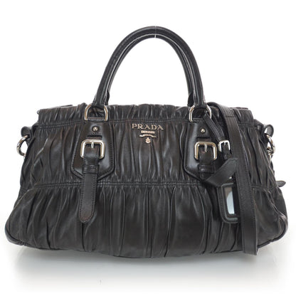 Prada Nappa Gaufre Tote Nero Black 1 of 8