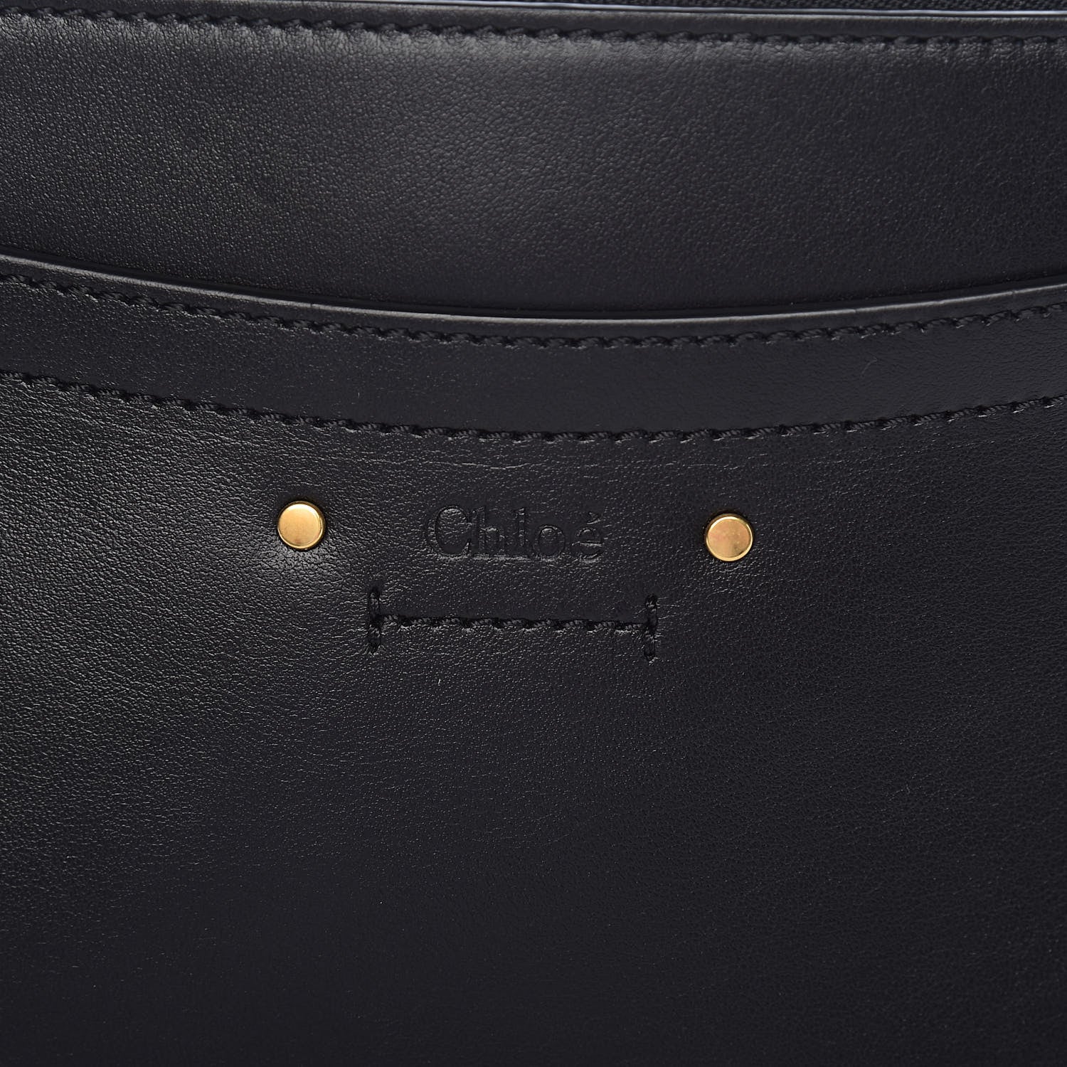 Chloe Calfskin Suede Small Roy Bag Black 11 of 15