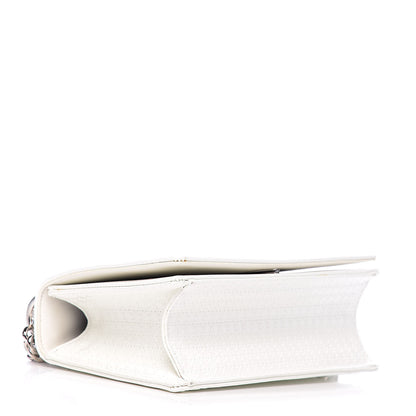 Christian Dior Patent Micro-Cannage Small Diorama Flap Bag White 4 of 13