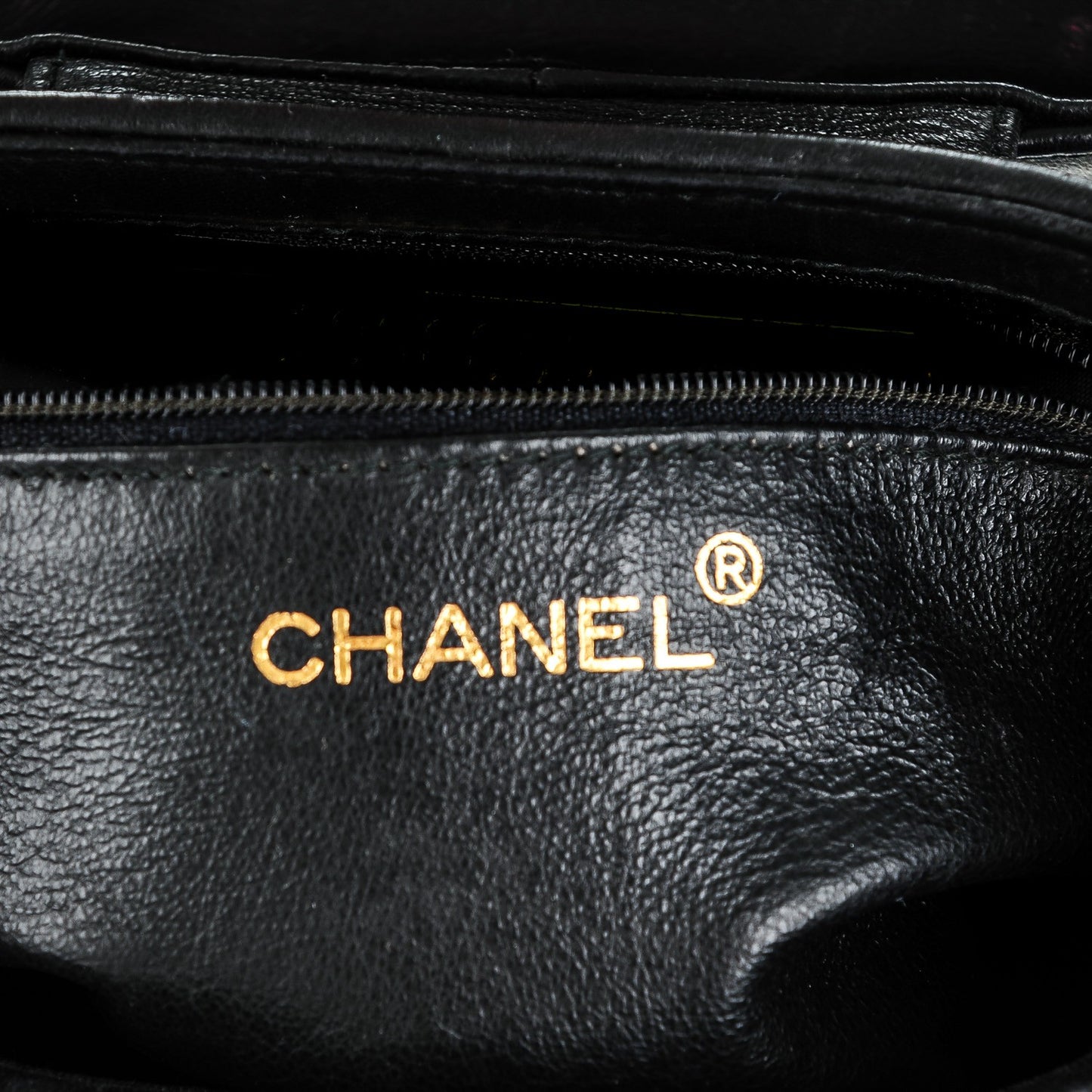 Lambskin Quilted Tassel Shoulder Bag Black