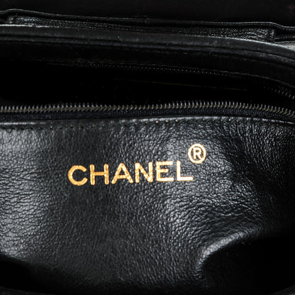 Chanel Lambskin Quilted Tassel Shoulder Bag Black 6 of 8