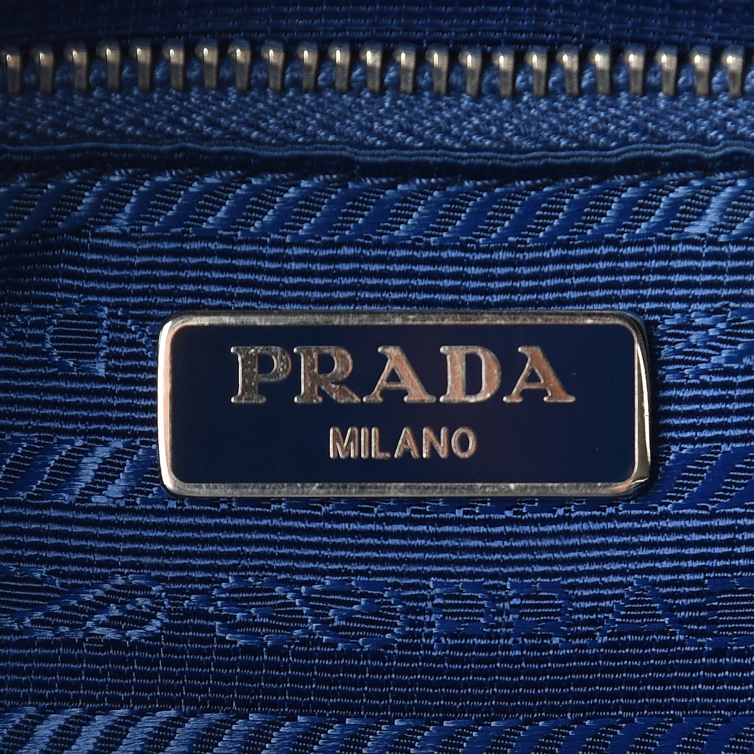 Prada Nylon Tessuto Impuntu Quilted Crossbody Bag Royal Blue 6 of 10