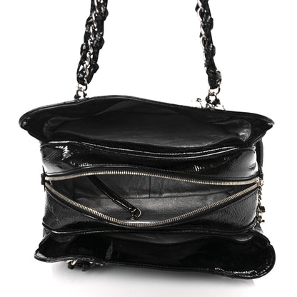 Chanel Patent Calfskin Small Luxe Ligne Tote Black 5 of 12