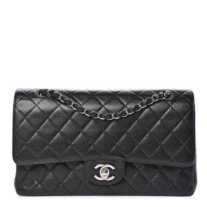 Chanel Caviar Quilted Medium Double Flap Black 1 of 16