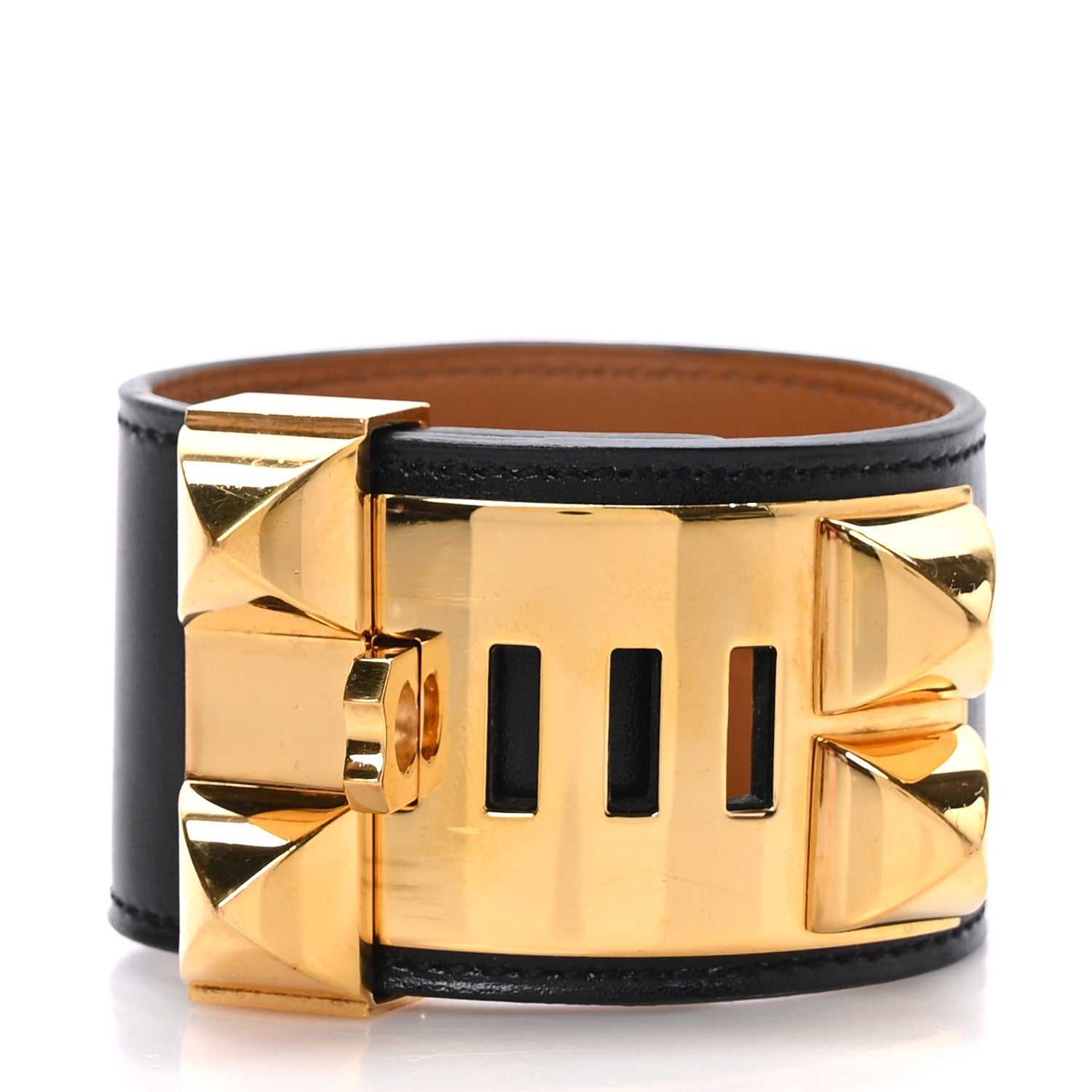 Hermes Box Collier de Chien CDC Bracelet S Black 3 of 5