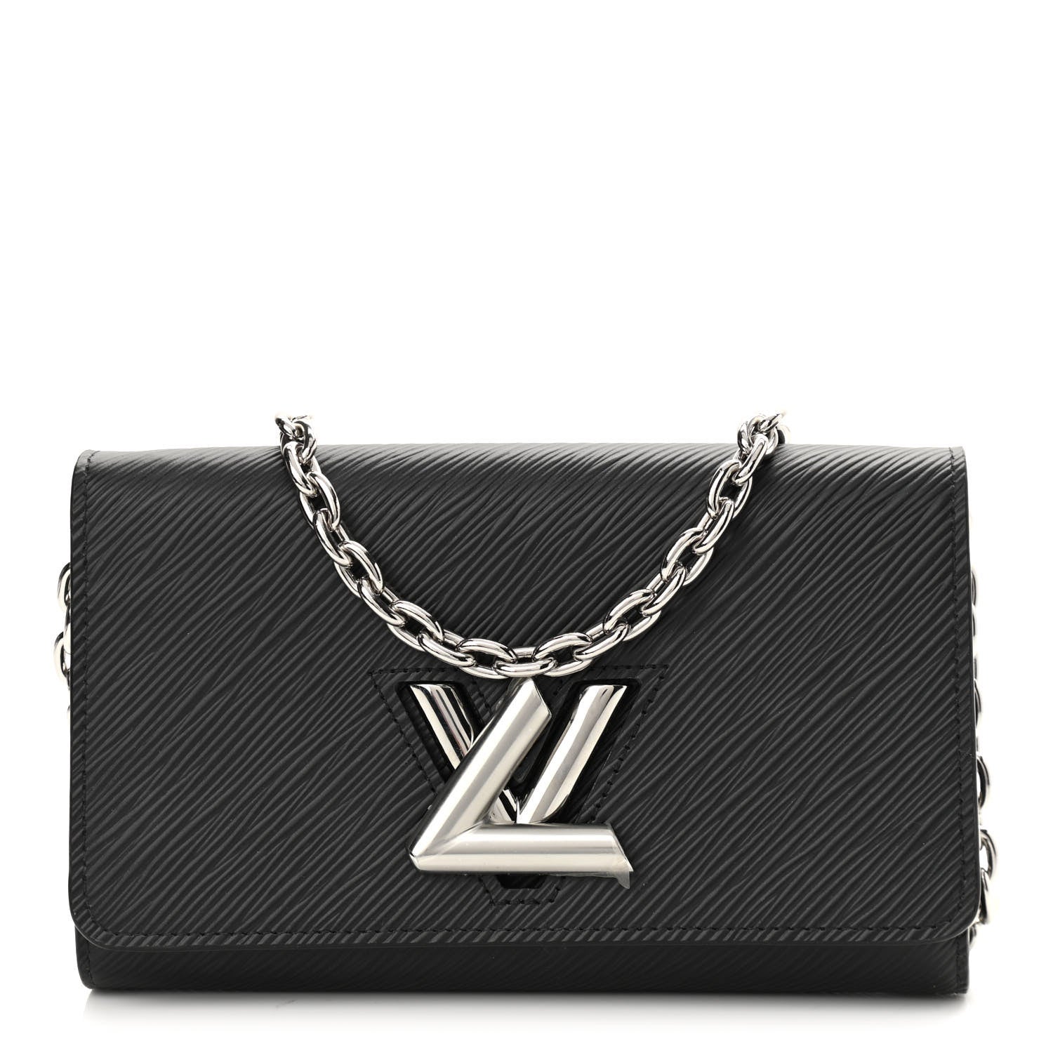 Louis Vuitton Epi Twist Chain Wallet Black 1 of 10