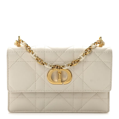 Christian Dior Lambskin Macrocannage Mini Miss Caro Bag Latte 1 of 11