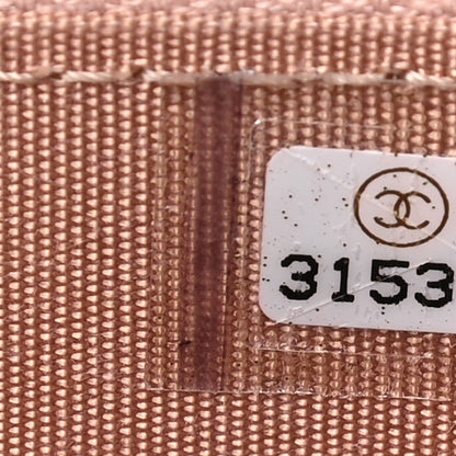 Chanel Lambskin Quilted Small Top Handle Vanity Case With Chain Beige 7 of 10