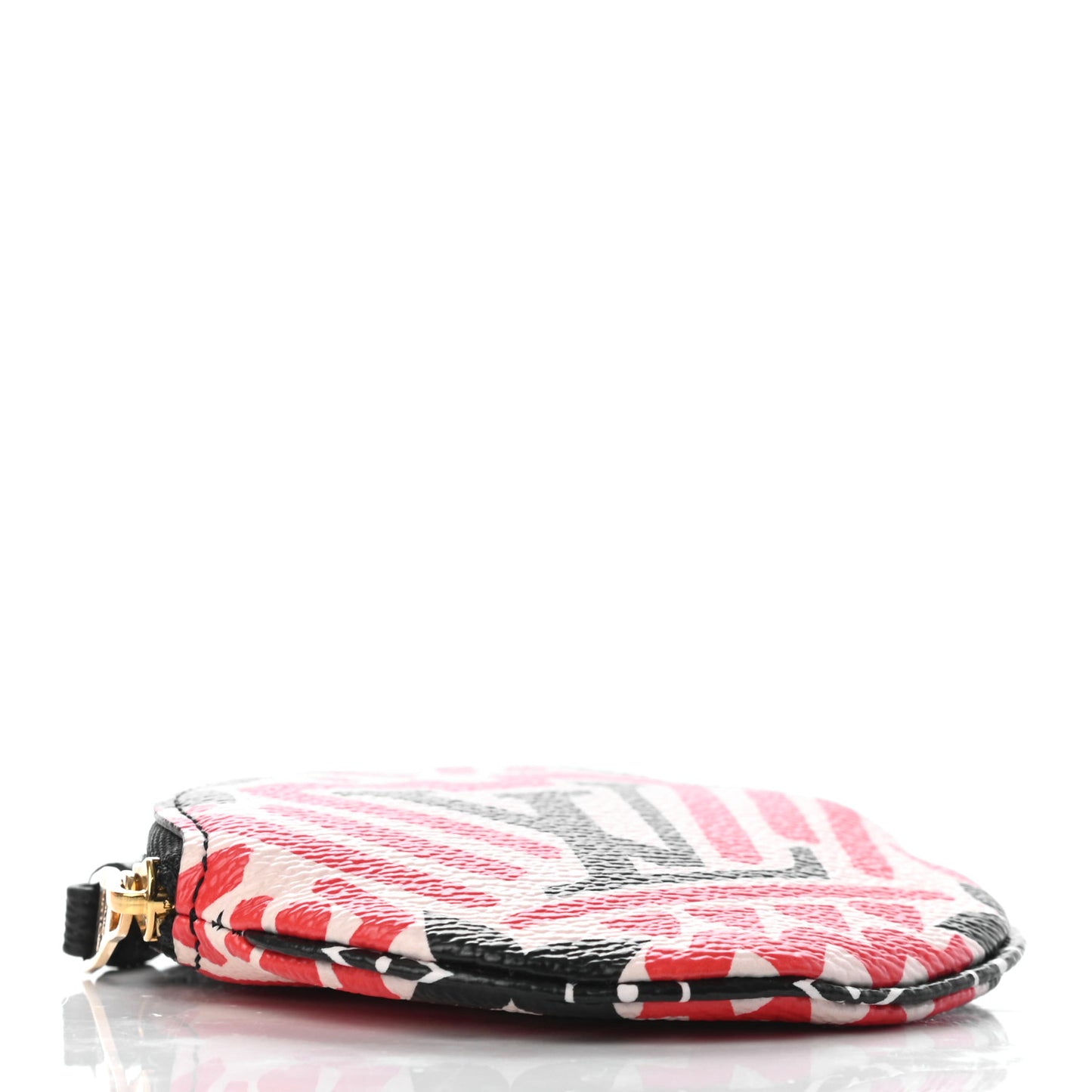 Monogram Giant Crafty Round Coin Purse Creme Rouge