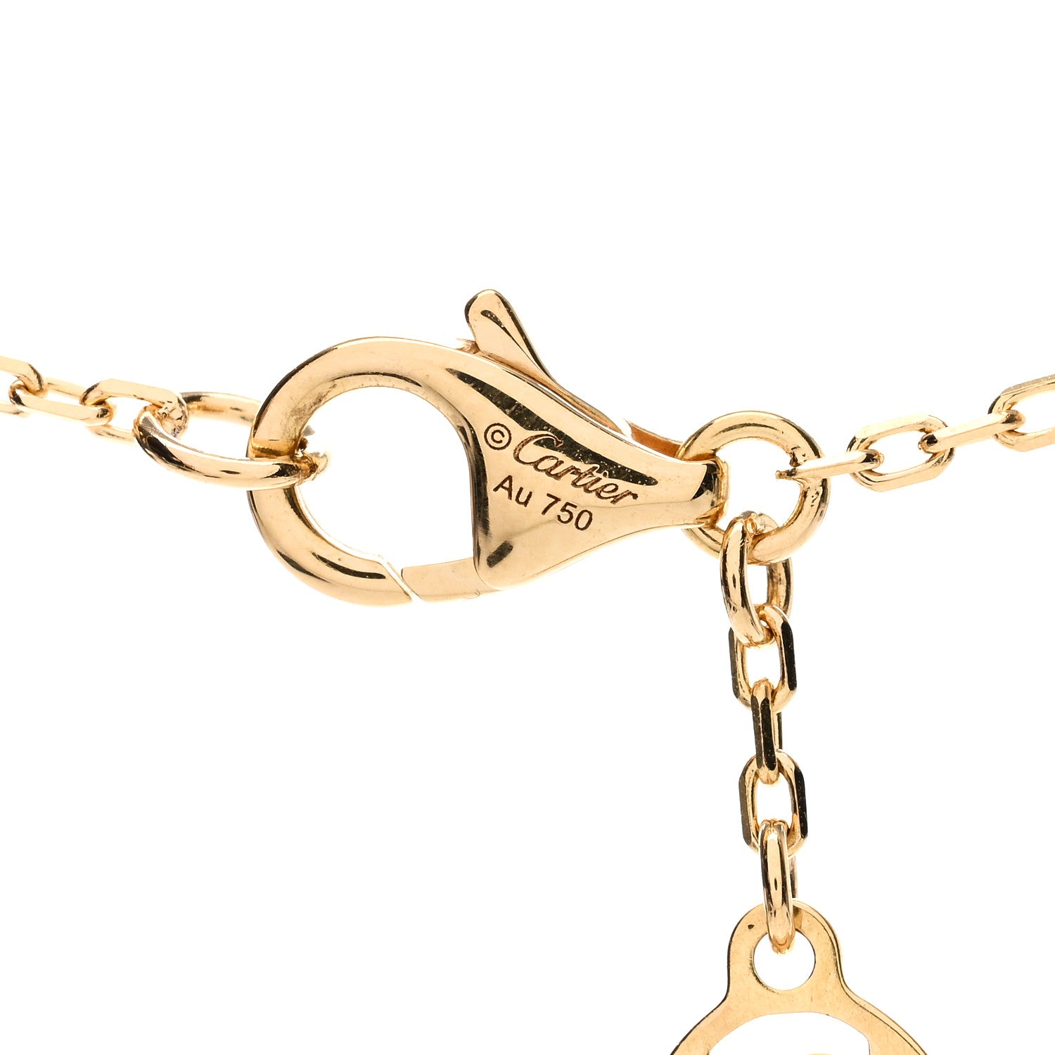 Cartier 18K Yellow Gold Chain Necklace 4 of 5