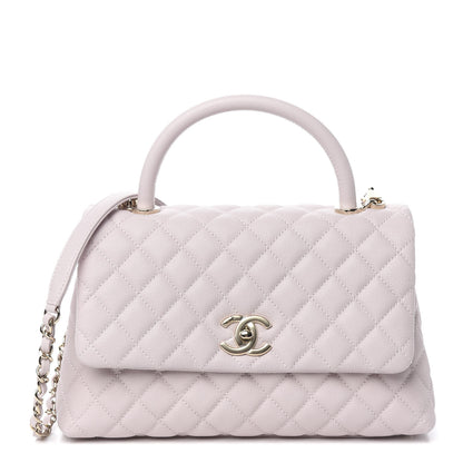 Chanel Caviar Quilted Small Coco Handle Flap Lilas Lilac 1 of 10