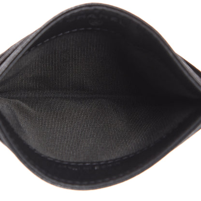 Chanel Goatskin Camellia Embossed Card Holder Grey 6 of 10