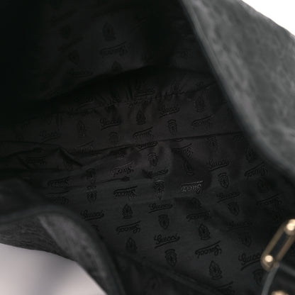 Gucci Guccissima Large New Ladies Web Hobo Black 5 of 15