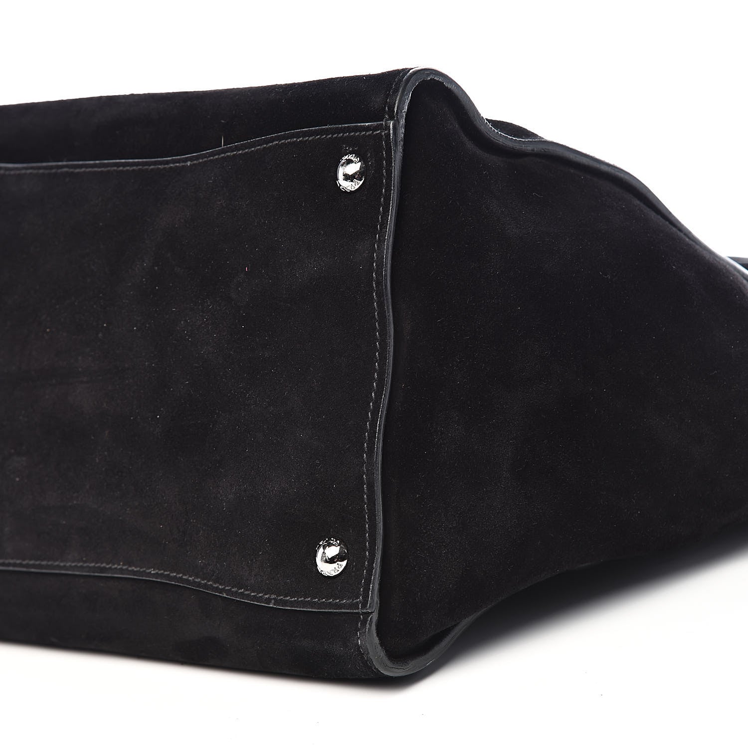 Prada Suede Scamosciato Twin Pocket Tote Black 10 of 12